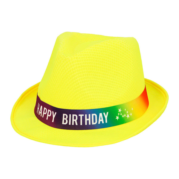 Funky 'HAPPY BIRTHDAY' Hat  in 6 Assorted Colours