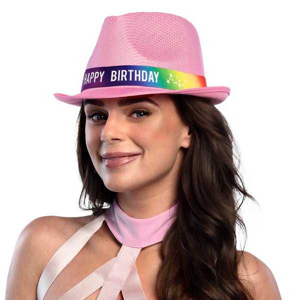 Funky 'HAPPY BIRTHDAY' Hat  in 6 Assorted Colours