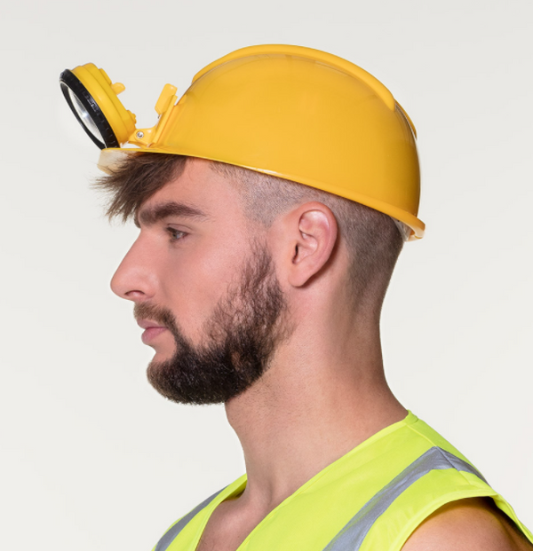 Helmet Construction worker with light
