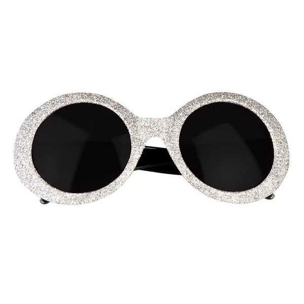 Party glasses Jackie glitter in 4 Assorted Colours