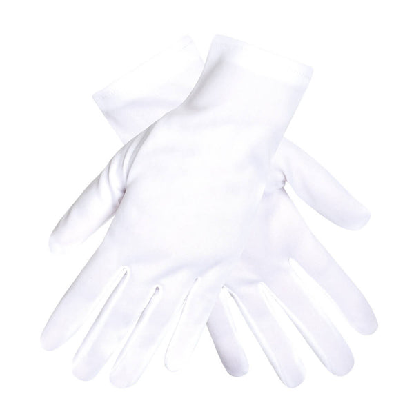 Pair Gloves wrist Basic white