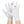 Load image into Gallery viewer, Pair Gloves wrist Basic white
