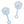 Load image into Gallery viewer, Blue Baby Rattle Favors 2.5" (6 Pack)