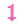 Load image into Gallery viewer, Metallic Pink Number 1 Birthday Candle
