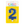Load image into Gallery viewer, Metallic Blue Number 2 Birthday Candle