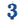 Load image into Gallery viewer, Metallic Blue Number 3 Birthday Candle