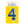 Load image into Gallery viewer, Metallic Blue Number 4 Birthday Candle
