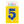 Load image into Gallery viewer, Metallic Blue Number 5 Birthday Candle