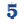 Load image into Gallery viewer, Metallic Blue Number 5 Birthday Candle