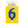 Load image into Gallery viewer, Metallic Blue Number 6 Birthday Candle