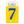 Load image into Gallery viewer, Metallic Blue Number 7 Birthday Candle
