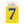 Load image into Gallery viewer, Metallic Blue Number 7 Birthday Candle