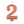 Load image into Gallery viewer, Metallic Rose Gold Number 2 Birthday Candle