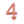 Load image into Gallery viewer, Metallic Rose Gold Number 4 Birthday Candle