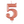 Load image into Gallery viewer, Metallic Rose Gold Number 5 Birthday Candle