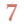 Load image into Gallery viewer, Metallic Rose Gold Number 7 Birthday Candle