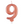 Load image into Gallery viewer, Metallic Rose Gold Number 9 Birthday Candle