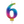 Load image into Gallery viewer, Metallic Rainbow Number 6 Birthday Candle