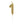 Load image into Gallery viewer, Mini Metallic Gold Number 1 Pick Birthday Candle