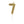 Load image into Gallery viewer, Mini Metallic Gold Number 7 Pick Birthday Candle