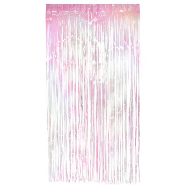 Foil curtain iridescent white (200 x 100 cm)
