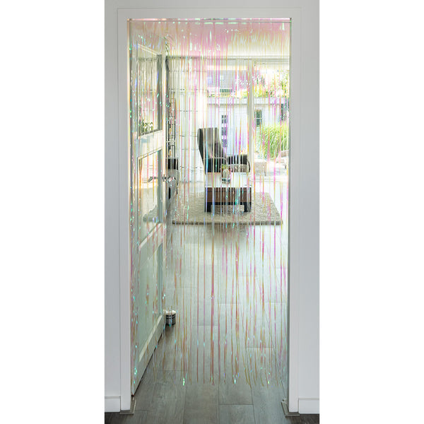 Foil curtain iridescent white (200 x 100 cm)
