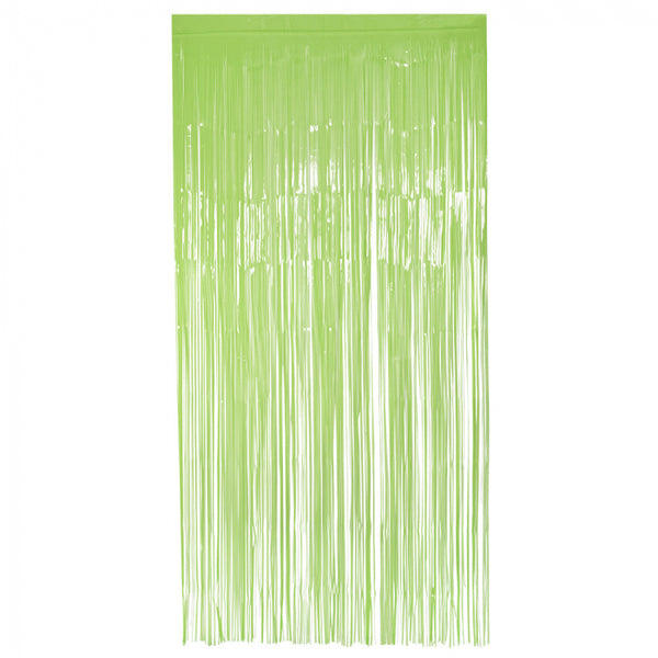 Foil curtain neon green (200 x 100 cm)