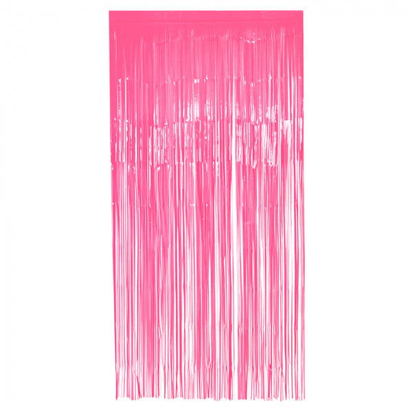Foil curtain neon pink (200 x 100 cm)