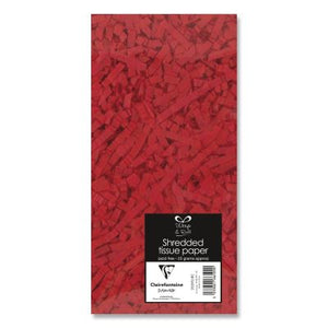 Shredded Tissue Paper Red