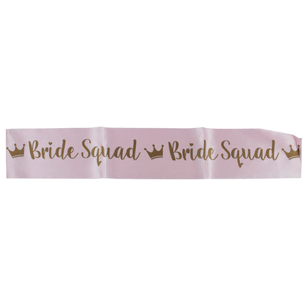 Bride squad sash