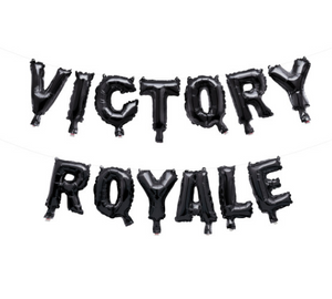 Fortnite Victory Royale Foil Letter Balloon Banner (8"")