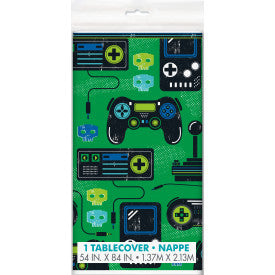 Gamer Birthday Rectangular Plastic Table Cover (54" x 84")