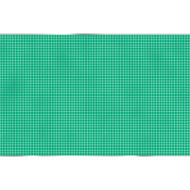Silver & Bright Green Rectangular Foil Table Cover (54" x 84")