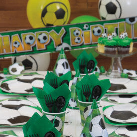 3D Soccer 12" Latex Balloons (8 Pack)