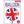 Load image into Gallery viewer, Union Jack Round Foil Balloon ( 18")