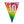 Load image into Gallery viewer, Foil bunting '10' Rainbow (6 m)
