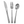 Load image into Gallery viewer, Silver Solid Assorted Plastic Silverware (18 Pack)
