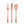Load image into Gallery viewer, Rose Gold Solid Assorted Plastic Silverware (18 Pack)