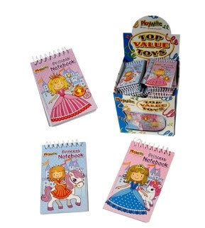 Princess Spiral Notebook (9.5x5.5cm)