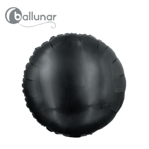 Black Metallic Round Foil Balloon (18")