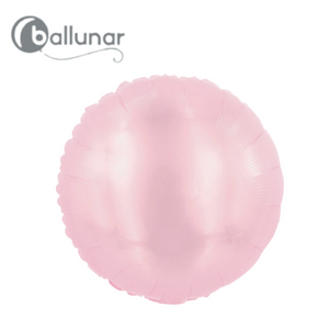 Baby Pink Metallic Round Foil Balloon (18")