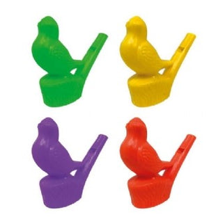 Warbling Water Bird in 4 Assorted Colours(6.5cm)