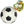 Load image into Gallery viewer, Soft Stitch Football in Net (8cm)
