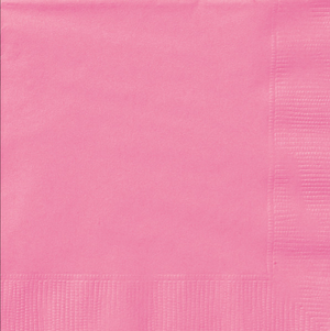 Hot Pink Solid Luncheon Napkins (50 Pack)
