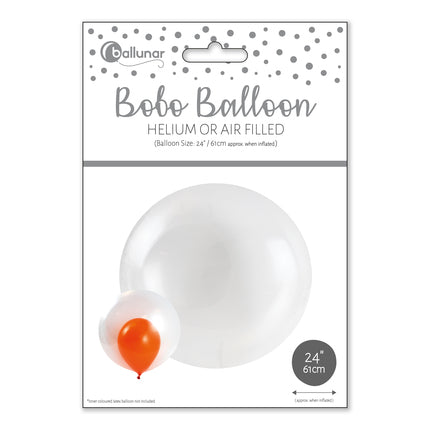 Clear bobo balloon - 24"