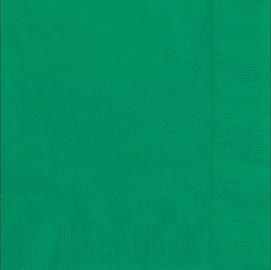 Emerald Green Solid Luncheon Napkins (50 Pack)