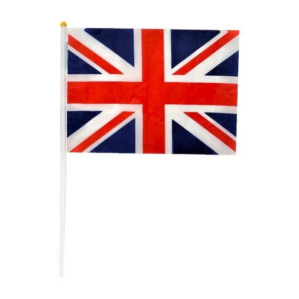 Union Jack Hand Flags (28x20cm)