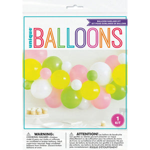 Assorted Spring Colors Latex Balloon Garland Kit (26 pack)