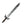 Load image into Gallery viewer, Knight sword (68 cm)