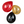 Load image into Gallery viewer, Latex balloons VIP 3 ass. double sided - 23 cm (6 Pack)